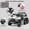 Coucheta 24V Kids Power Wheels Truck, 6-Wheel All-Terrain Ride-On Car with Parent Remote Control, 3 Speeds, Bluetooth Music - 3 of 4