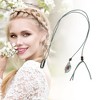 Unique Bargains Women's Leaf Braided Hair Chain 1 Pc - 4 of 4