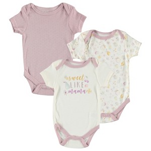Kyle & Deena Baby Girl bodysuit With Slogan Callout - 1 of 2