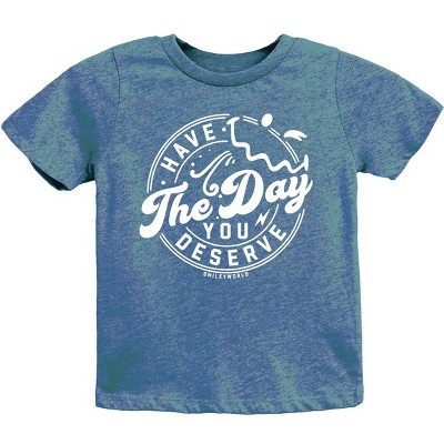 The Juniper Shop SmileyWorld Have The Day You Deserve Circle Youth Short Sleeve Tee