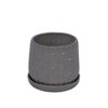 Vynxaria Set of 2 Modern 7" Ceramic Flowerpots for Indoor & Outdoor Use - 3 of 4