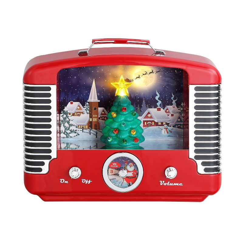 Mr. Christmas Nostalgic LED Retro Radio Musical Christmas Decoration, 1 of 6