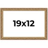 PosterPalooza | 19x12 Wood Antique Frame with UV Acrylic, 4 Finishes: Bronze, Gold, Silver, and Black - 2 of 4