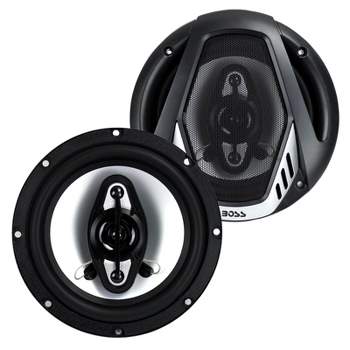 BOSS Audio Systems NX654 Onyx 6.5" 400 Watt 4-Way 4-Ohm Full Range Car Audio Coaxial Speakers with Mylar Dome Tweeters and Poly Injection Cone, Pair