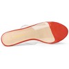 Allegra K Women's Clear Strap Stiletto Slide Heels Sandals - 4 of 4