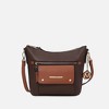 MKF Collection Serenity Color Block Vegan Leather Women’s Crossbody Bag by Mia K  - Coffee Cognac - 2 of 4