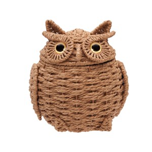 C&F Home Owl Handwoven Halloween Premium Trick or Treat Candy Basket Container - 1 of 4