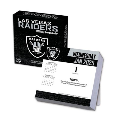 NFL Las Vegas Raiders 2025 Box Calendar