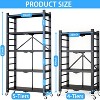 Musment Storage Shelf Rack, Heavy Duty Metal Shelf , Foldable Storage Shelving Unit - 2 of 4