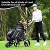 Probe Hues 3-Wheel Golf Push Cart with Brake, Easy Fold Design - 3 of 3