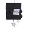 Polarx 4.5 Inch Baby Boy First Picture Frame Ornament Christmas Tree Ornament , Christmas Decor Newborn Bottle Rattle Star (1PC) - 3 of 4