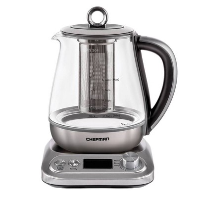 Chefman 1.5L Programmable Electric Glass Kettle