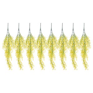 Unique Bargains Artificial Hanging Plants Fake Ferns Hanging Vines for Indoor Wall 8 Pcs - 1 of 4