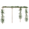 vidaXL Bamboo Pergola/Outdoor Garden Arbor - Weather-Resistant, Rustic Farmhouse Style Plant Support for Gardens/Patios 151.6x15.7x80.7 - 3 of 4