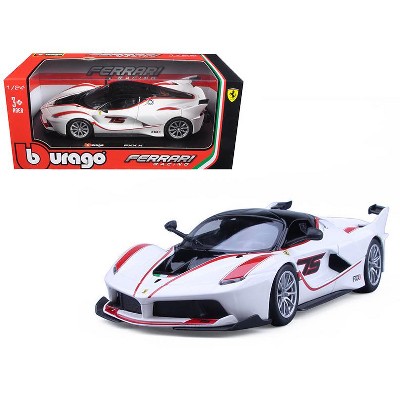 Ferrari Racing FXX-K #75 White 1/24 Diecast Model Car by Bburago