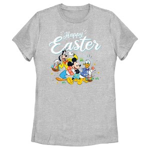 Women's Mickey & Friends Happy Easter Friends T-Shirt - 1 of 4