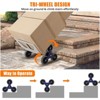 Hand Truck, Aluminum Stair Climber - 650 lb Capacity 2-in-1 Convertible with Triangle Wheel for Warehouse & Shopping - 4 of 4