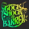 Women's The Nightmare Before Christmas Lock, Shock, and Barrel Neon Circle T-Shirt - 2 of 4