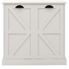 AndMakers 31.49 in. W x 13.77 in. D x 30.7 in. H White Linen Cabinet with 2 Doors - 2 of 4