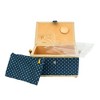 Singer L Sewing Basket Polka Dot Print with Matching Zipper Pouch: Polyester Storage Case, 2-Piece Sewing Kit - 2 of 4