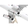 Airbus A321P2F Commercial Aircraft White with Red Tail "Gemini 200" Series 1/200 Diecast Model Airplane by GeminiJets - 3 of 3