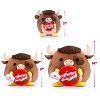 Snackles 14" Yak with Baby Bel Cheese Stuffed Animal - 3 of 4