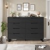 7 Dresser For Bedroom, 47.2" Wide Dresser, Freestanding Vertical Drawer Cabinet With Storage, Wooden Closet Storage Chest For Living Room - 3 of 4