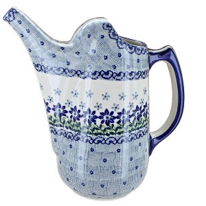Blue Rose Polish Pottery K055 Manufaktura Watering Can - 1 of 1