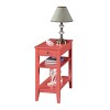 American Heritage 3 Tier End Table with Drawer - Breighton Home - 3 of 4