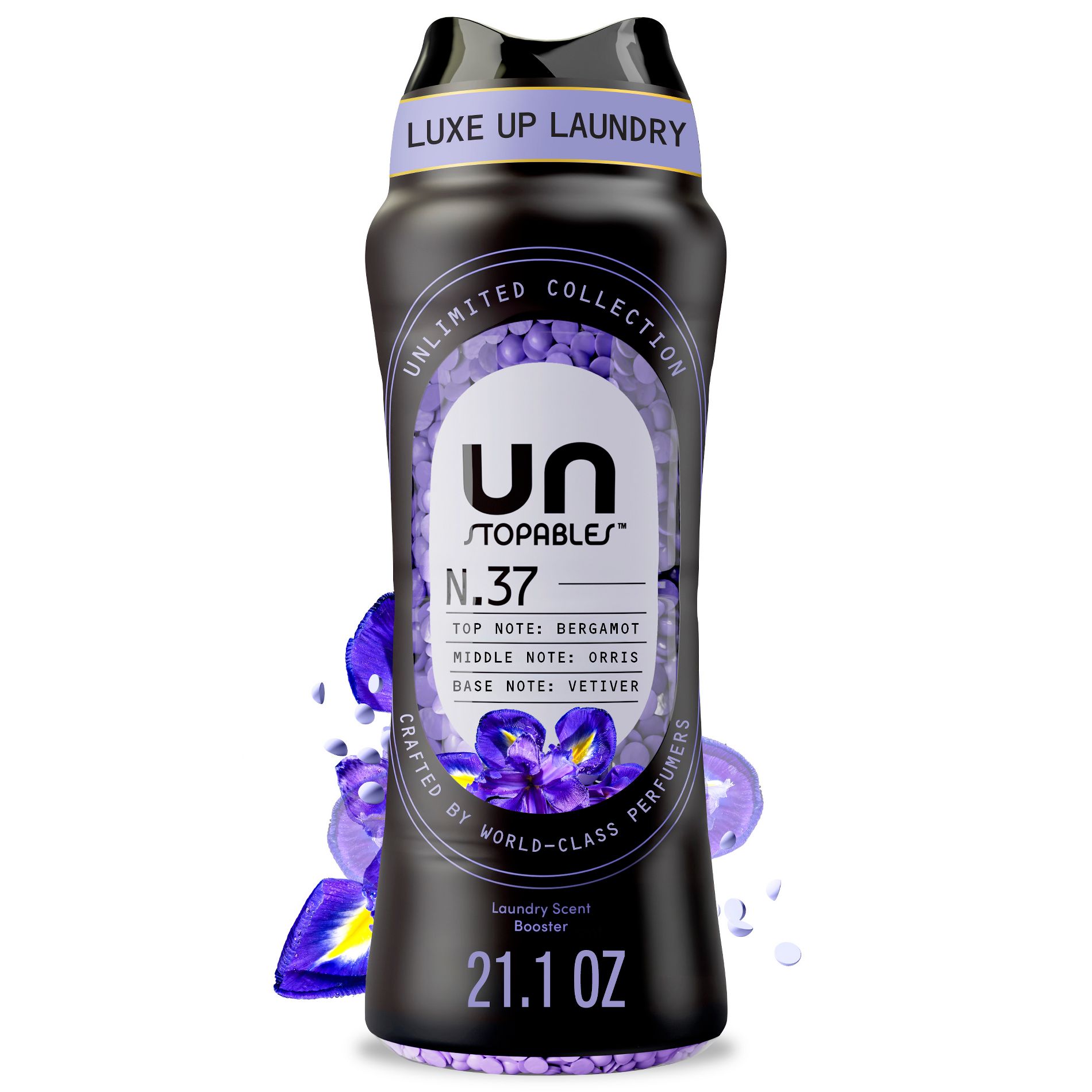 Downy Unstopables Unlimited Scent Booster Beads Laundry Additives - Bergamot Orris Vetier - 21.1oz