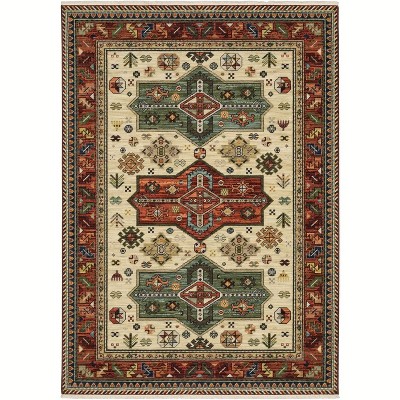 Oriental Weavers Lilihan 8022R Red/ Multi Indoor Area Rug - 2'6" x 12'