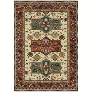 Oriental Weavers Lilihan 8022R Red/ Multi Indoor Area Rug - 2'6" x 12' - 1 of 3