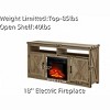 NicBex TV Stand for 65 Inch TV with Cabinets,TV Entertainment Center with 18 Inch Fireplace Insert and Shelves,TV Console Table for Living Room - 3 of 4