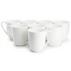 Gibson Elite White Penninsula 8 Piece 13 Ounce Bone China Mug Set in White - 2 of 4