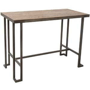 NicBex Rectangular Dining Table Kitchen Table Industrial Counter Table for Dining Room - 1 of 2
