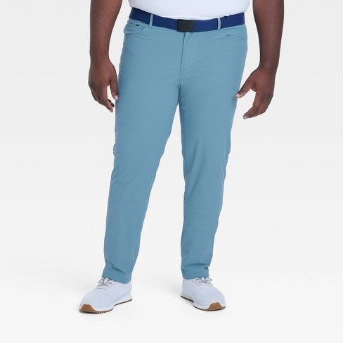 Men's Big & Tall Golf Slim Pants - All In Motion™ Blue 40x30