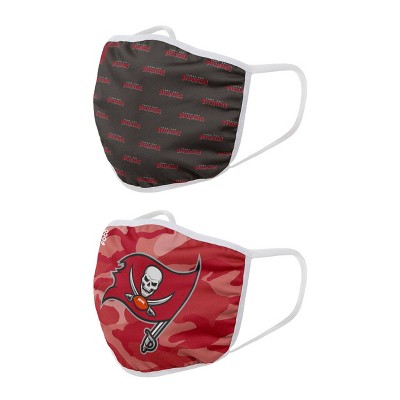 NFL Tampa Bay Buccaneers Adult Face Covering 2pk