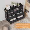 10-Drawer Fabric Dresser with Wood Tabletop, Side Pockets & Hooks for Bedroom, Closet or Hallway - 2 of 4