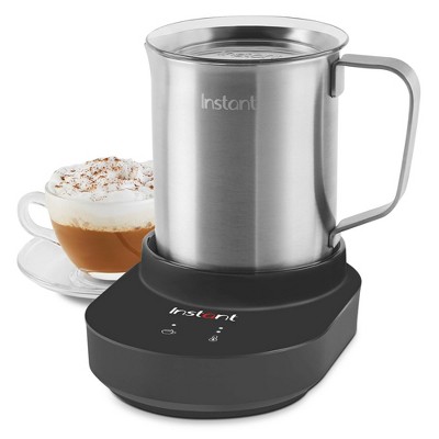 Instant Pot Magic Cup 9-in-1 Frother with 17oz Stainless Steel Cup: Electric Milk Steamer, Dishwasher-Safe Parts, 600W