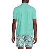 Lands' End Men's UPF 50 Short Sleeve Johnny Collar Polo Rash Guard Shirt - 2 of 3