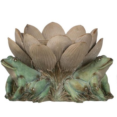 Sullivans Lotus Decor 7"H Green