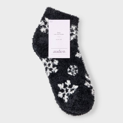 Women's Snowflake Cozy Low Cut Socks - Auden' 4-10 - image 2
