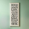 Slickblue Pet Loss Wall Decor – Sentimental Dog Quote Wood Sign – Rustic Home Accent for Dog Owners 7x18, Color Options - 2 of 3