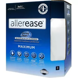 Twin Maximum Bed Bug and Allergy Mattress Protector White - AllerEase