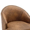 Resenkos Counter Bar Stools, Counter Stool,Bar Stools Set of 2 Counter Height Chairs with Footrest, 360 Degree Swivel,Brown - 2 of 4