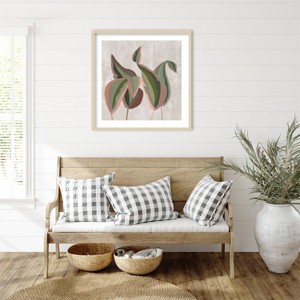 Amanti Art Subdued Tropic Fern Plant II by J:L Design Wood Framed Wall Art Print - 1 of 4