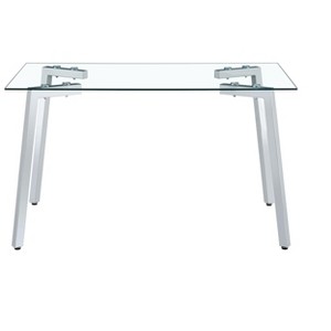 CAVINAS Dining Table Rectangle Glass Dining Table for Living Room, Dining Room - 1 of 4