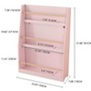 PDTEND 3-Tier Kids Book Shelf, Kids Book Rack, Toddler Decorative Bookshelf, MDF Material - 4 of 4