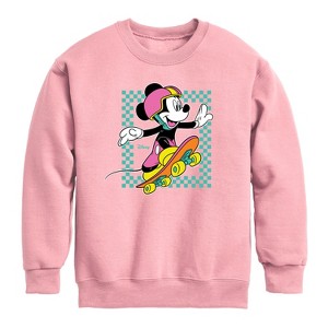 Boys' - Disney - Mickey & Friends Graphic Long Sleeve Fleece Sweatshirt - 1 of 4