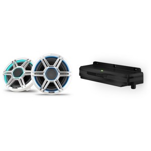 Garmin Fusion Apollo AP-FL77SPW 7.7" LED Marine Speakers Sport Grills, White, Pair with Garmin Spectra LC302 3-Zone LED lighting Controller, Compat... - 1 of 4